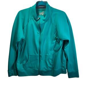 Under Armour Ladies Teal UA All Season Gear Semi Fitted Jacket Size XL